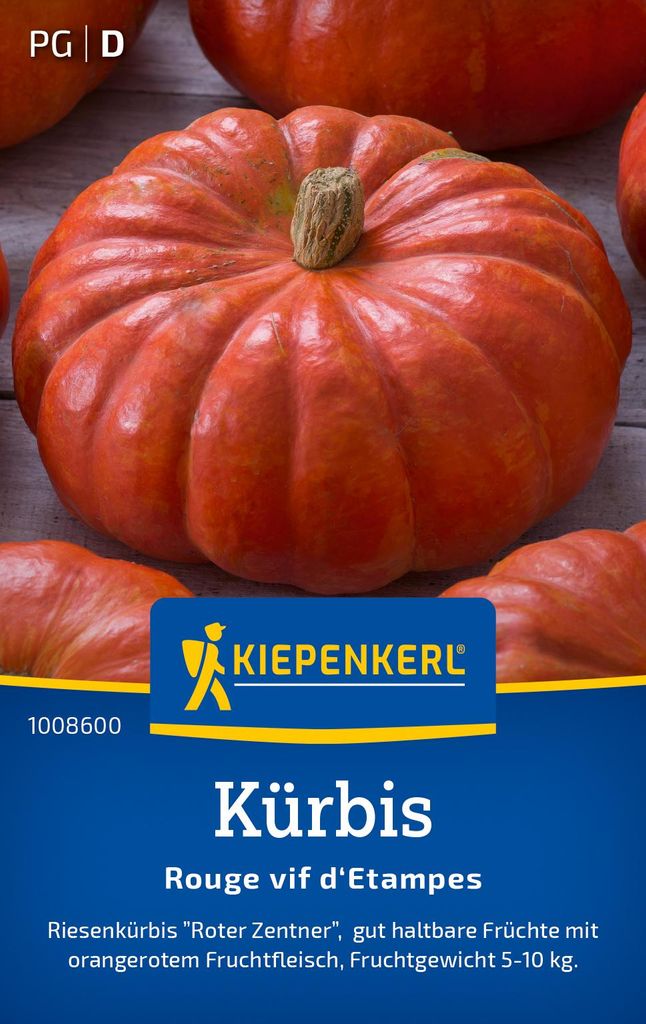 Artikelbild 2 von 'Kürbis Roter Zentner' aus der Kategorie Kürbissamen