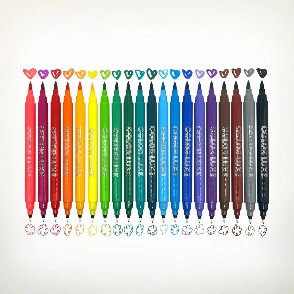 Coloriage Sans Limite avec les 20 Feutres Double Pointe Ooly Enfant - 3