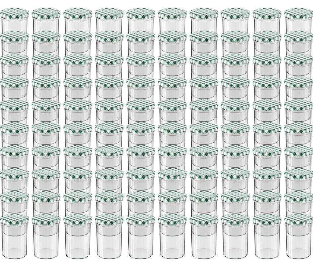WELLGRO Einmachgläser mit Schraubdeckel - 435 ml, 8,5 x 12 Produktbild 