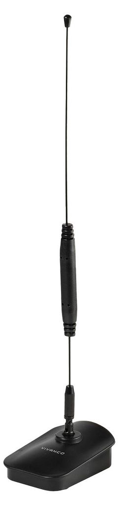 Aktive Zimmerantenne für TV- und Radioempfang, 1,2 m Kabel