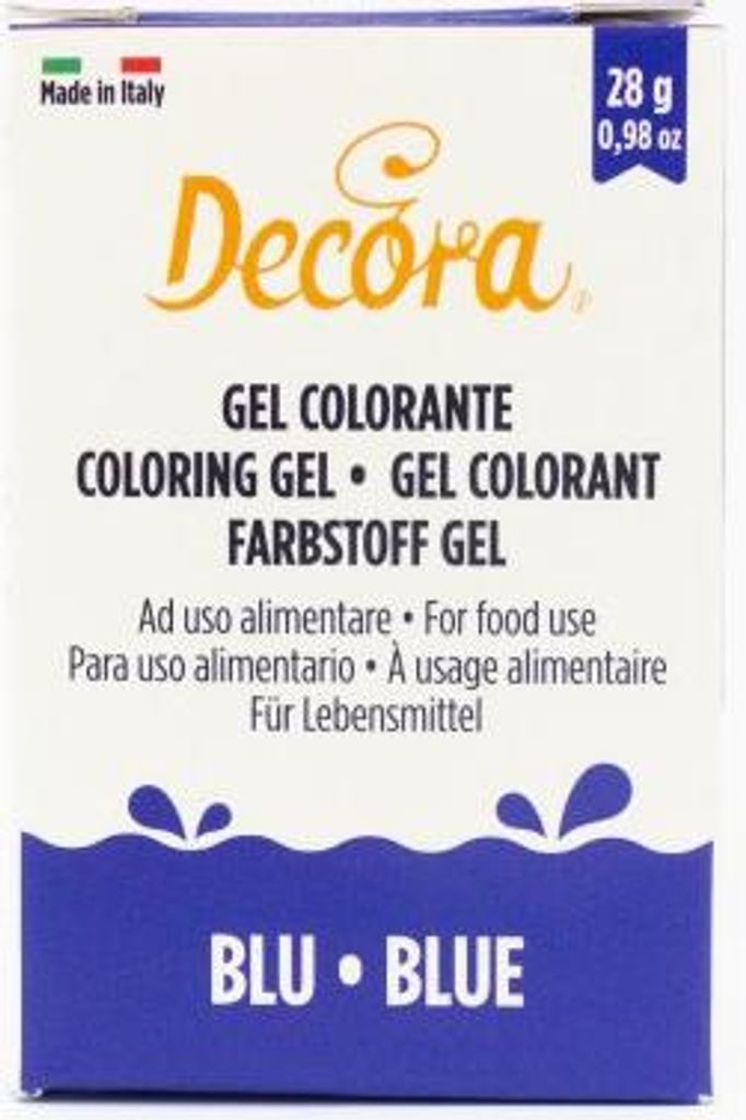 Gelfarbe blau 28g