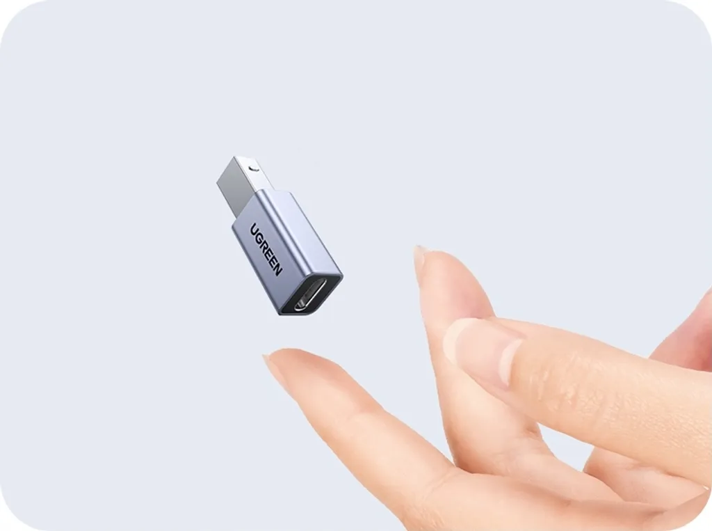 Adattatore Ugreen da USB-C a USB-B - Grigio - 21