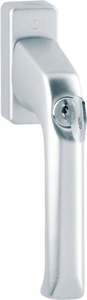 HOPPE Fenstergriff Dreh/Kipp abschließbar London Aluminium Natur 013S/U34 - 8004525