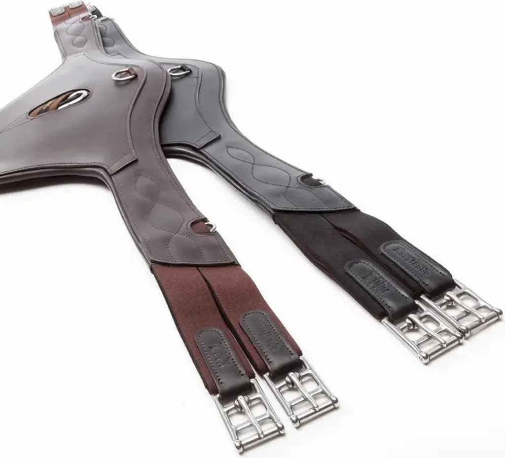 Sangle pour crampons en cuir véritable marron - Modèle résistant 120cm - 4