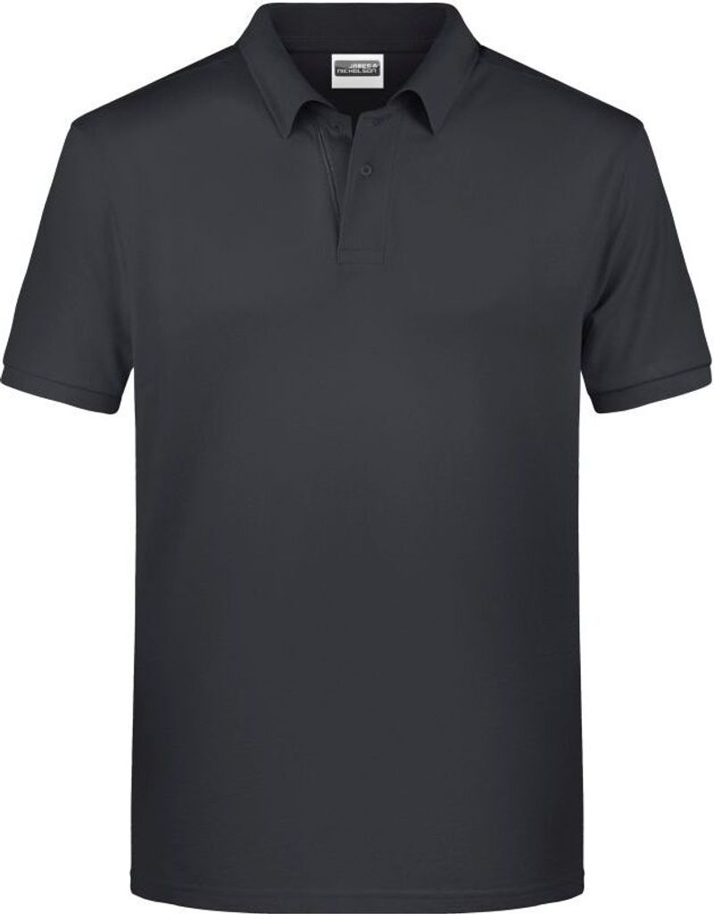 Men's Basic Polo Klassisches Poloshirt graphite, Gr. L
