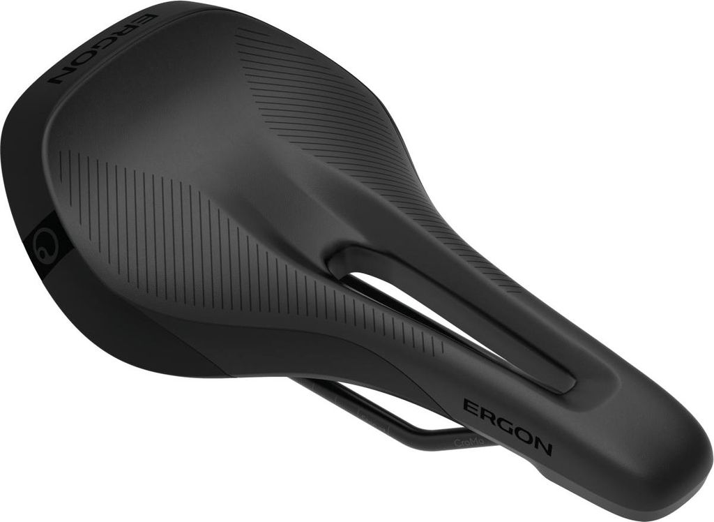 Ergon SM E-Mountain Sport, Fahrradsattel, Straßenrennen, Frauen, Schwarz, Einfarbig, Nylon