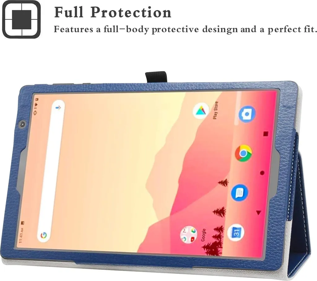 Housse Tablette Alcatel 1T 10 8082 Résistante avec Support Rainuré - 2
