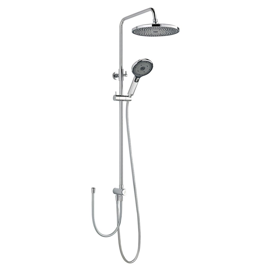 SCHÖNER WOHNEN-Kollektion Duschsystem BIELLA, Chrom, Duschstange mit Regendusche