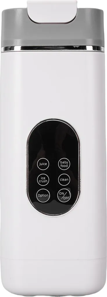 Mixeur Portable 12 Lames USB pour Smoothies Sans Grumeaux Écran LCD Blanc