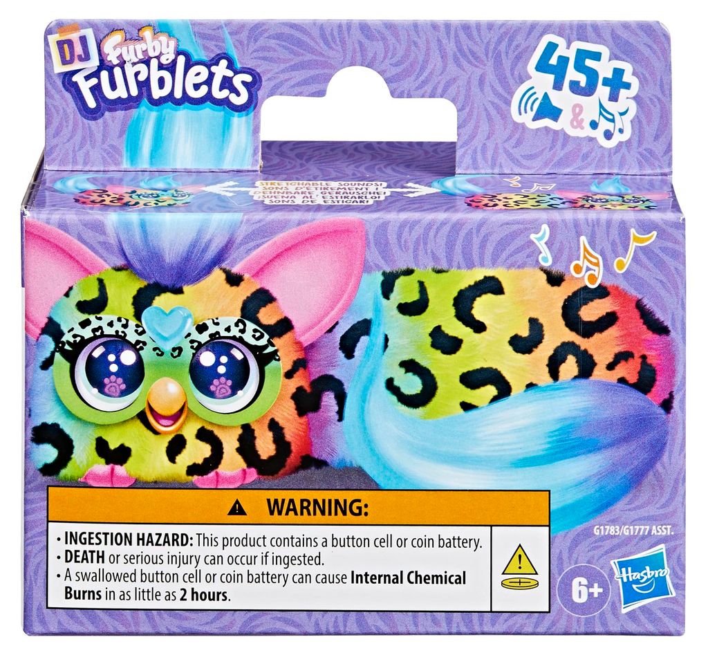 Furby DJ Furblets Rain-Bow-Kat, 6 Jahr(e), LR44, Produktbild 