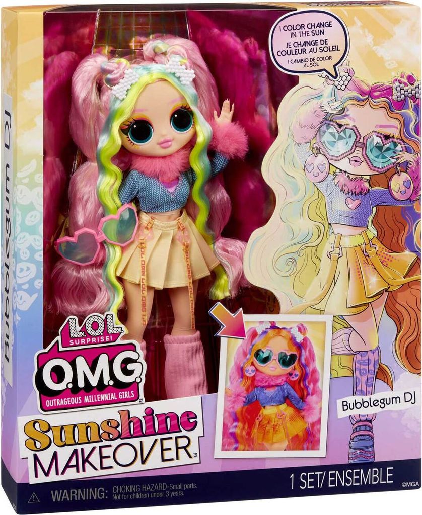 L.O.L. Surprise OMG Sunshine Makeover. Bubblegum DJ Produktbild 10
