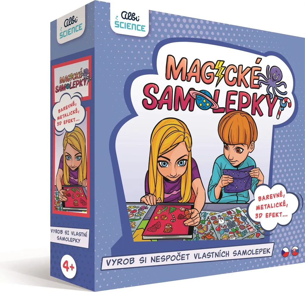 Autocollants Magiques Imperméables avec Motifs Illustrés Haute Définition
