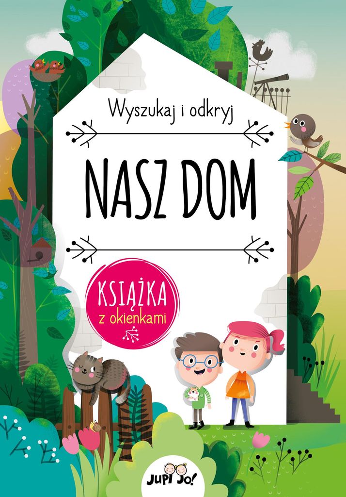 Książka dla dzieci Nasz dom z okienkami