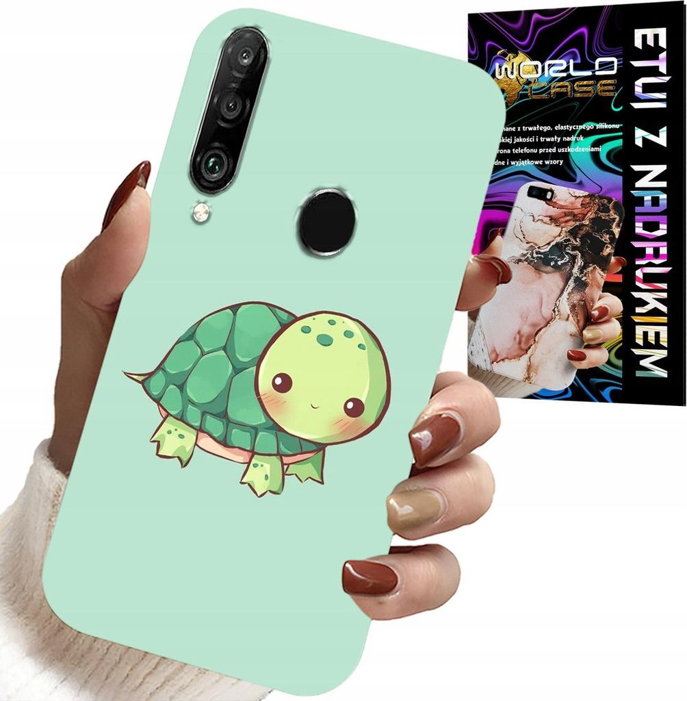 Hülle Für Huawei P30 Lite - Niedliche Schildkrötenmuster Für Kinder + Glas