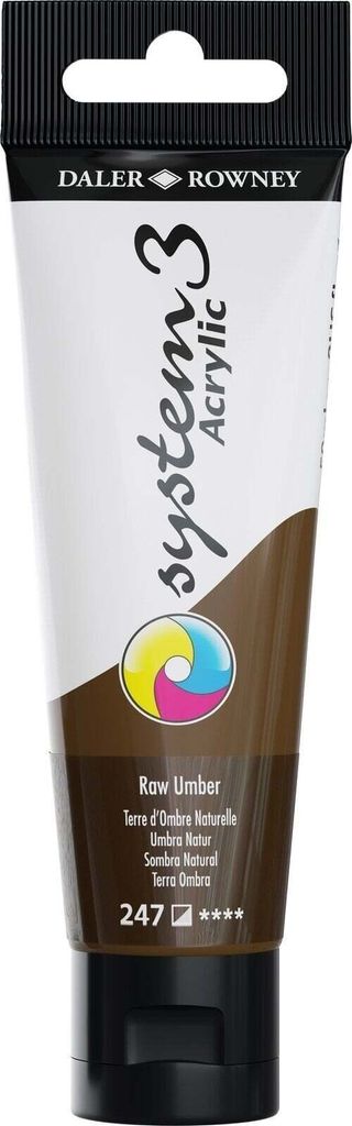 Daler Rowney System3 Akrylová barva Raw Umber 59 ml 1 ks Obrázek produktu 