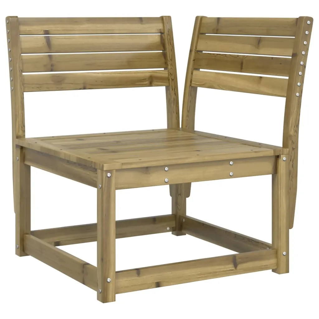 Divano da Giardino Angolare vidaXL Pino Impregnato 73x73x78