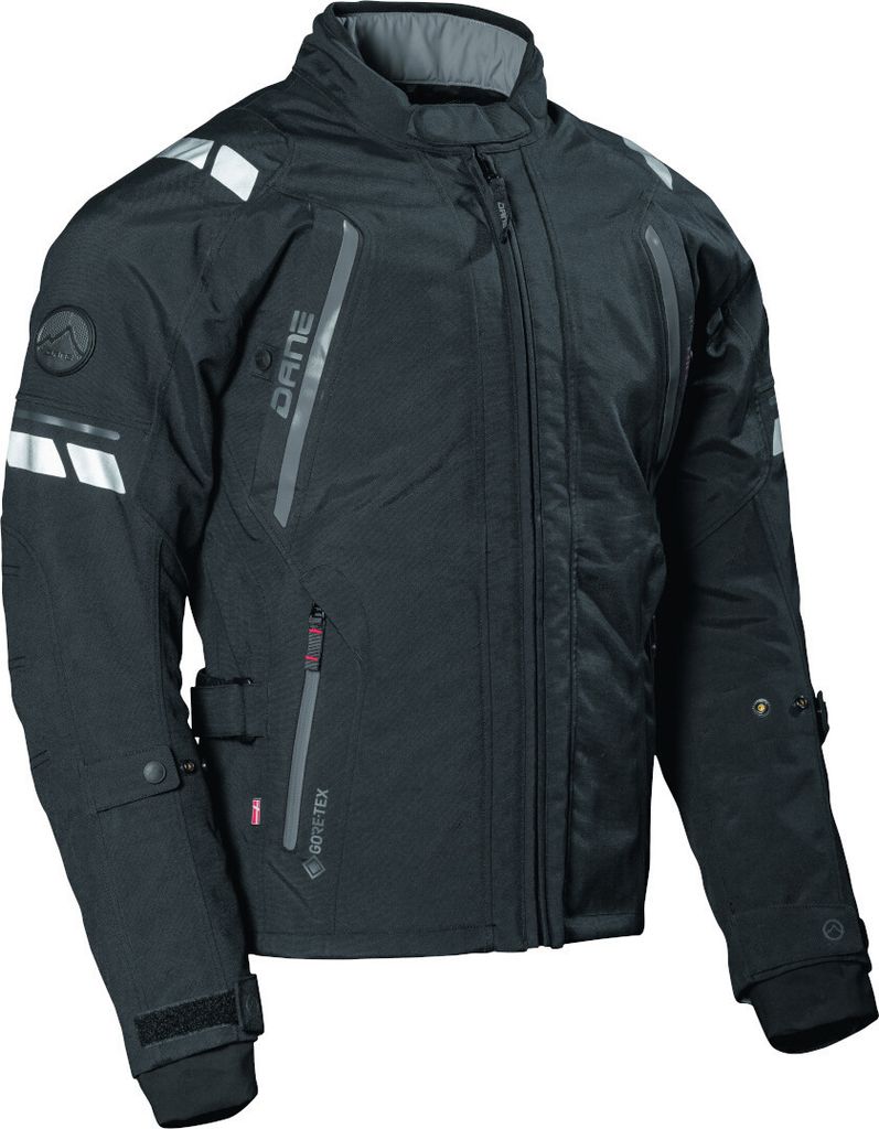 DANE Elling wasserdichte Motorrad Textiljacke, schwarz, 52