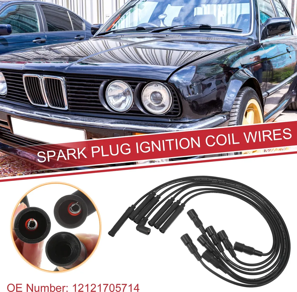 Set de Fils de Bobine d'Allumage pour BMW M20 - 325Es et 528E 2.7L (82-87)