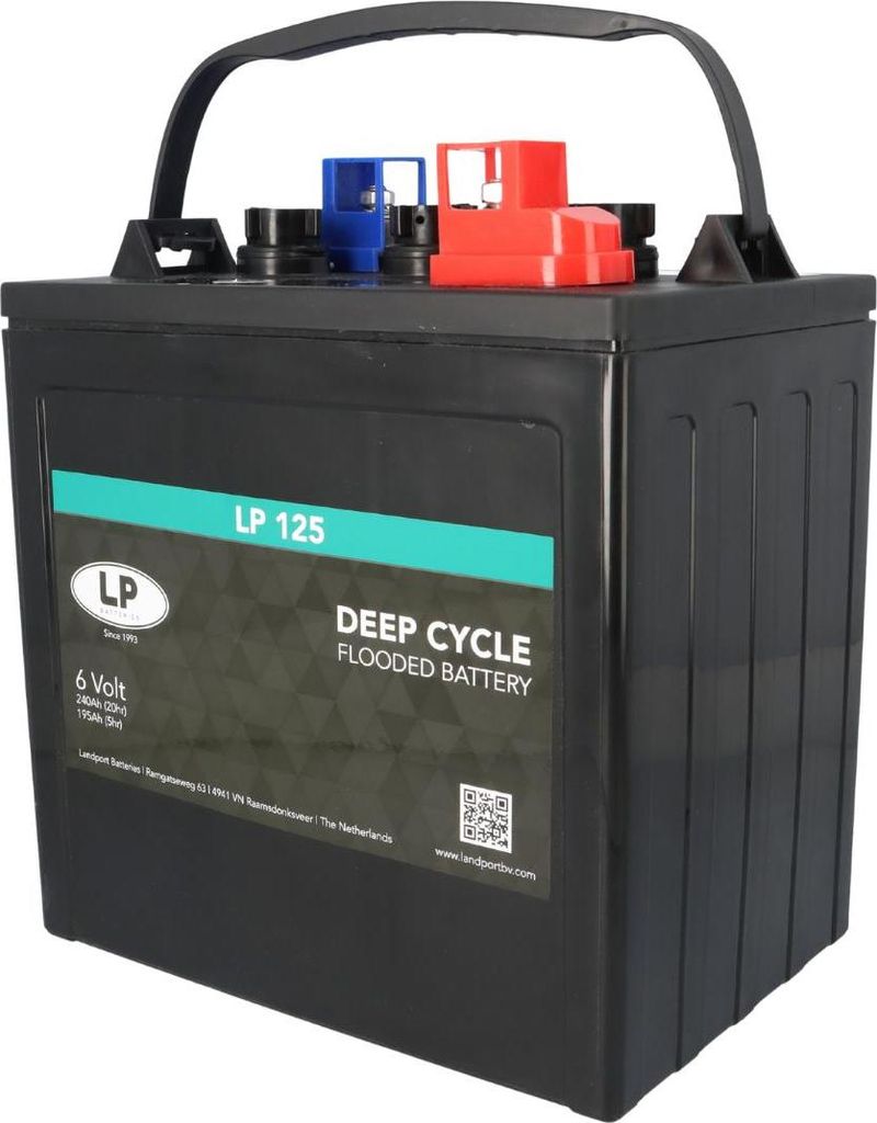 Batterie Landport LP 125 6V 240Ah kompatibel Trojan T-125 T-125 Plus Crown CR-235 CR 240 HD US125 US125DT