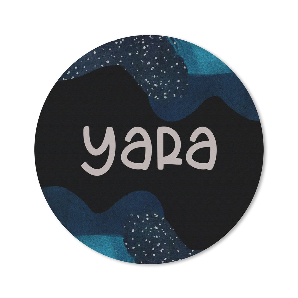 MuchoWow Mauspad Mousepad Yara - Pastell - Mädchen 50x50 cm - Mousepads - Maus Mat - Pad - Mausunterlage - Vinyl