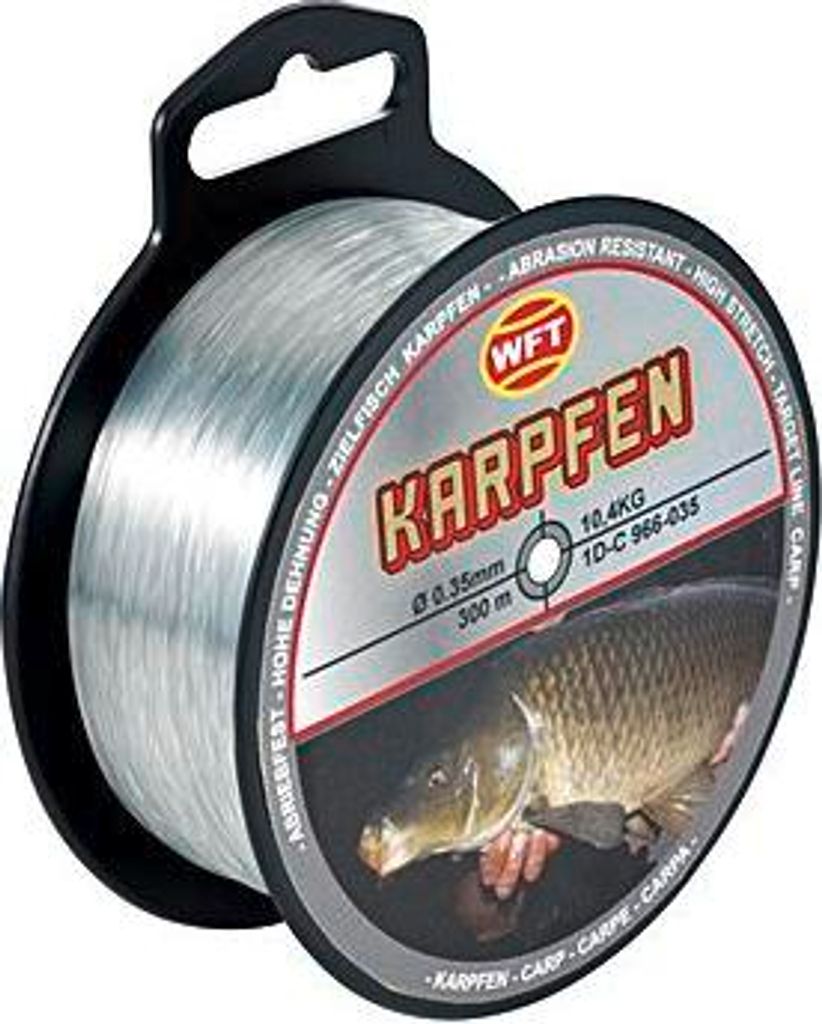WFT Zielfisch Karpfen 400m grau - Angelschnur, Produktbild 
