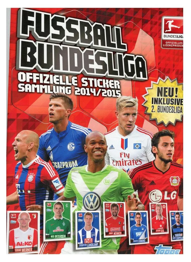 Album Topps Bundesliga 14/15 autocollants de collection - État occasion