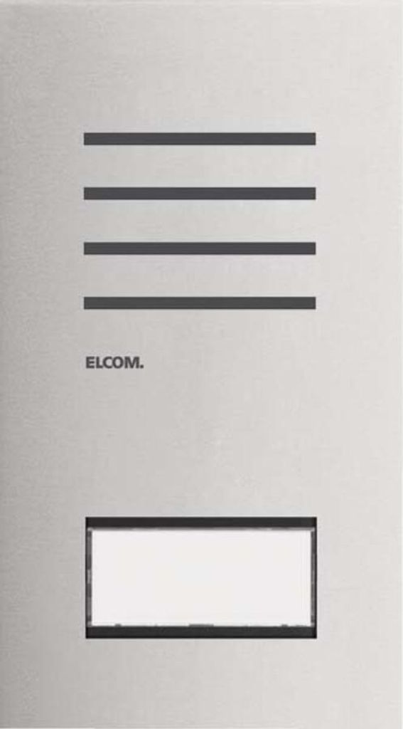 Elcom Türstation-Audio 1/1 2D Edelstahl ONE REQ001Y