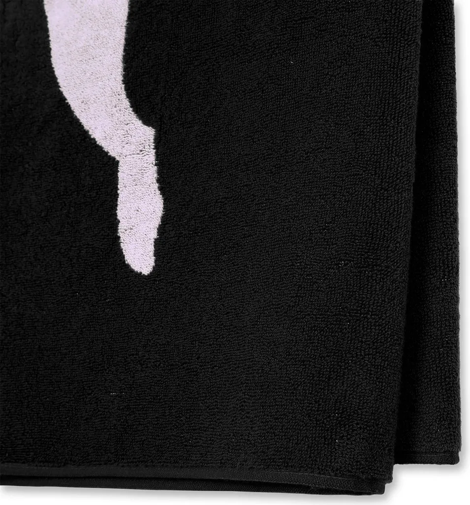 Serviette Puma Noire 70x140cm - Coton Absorbant et Séchage Très Rapide - 15