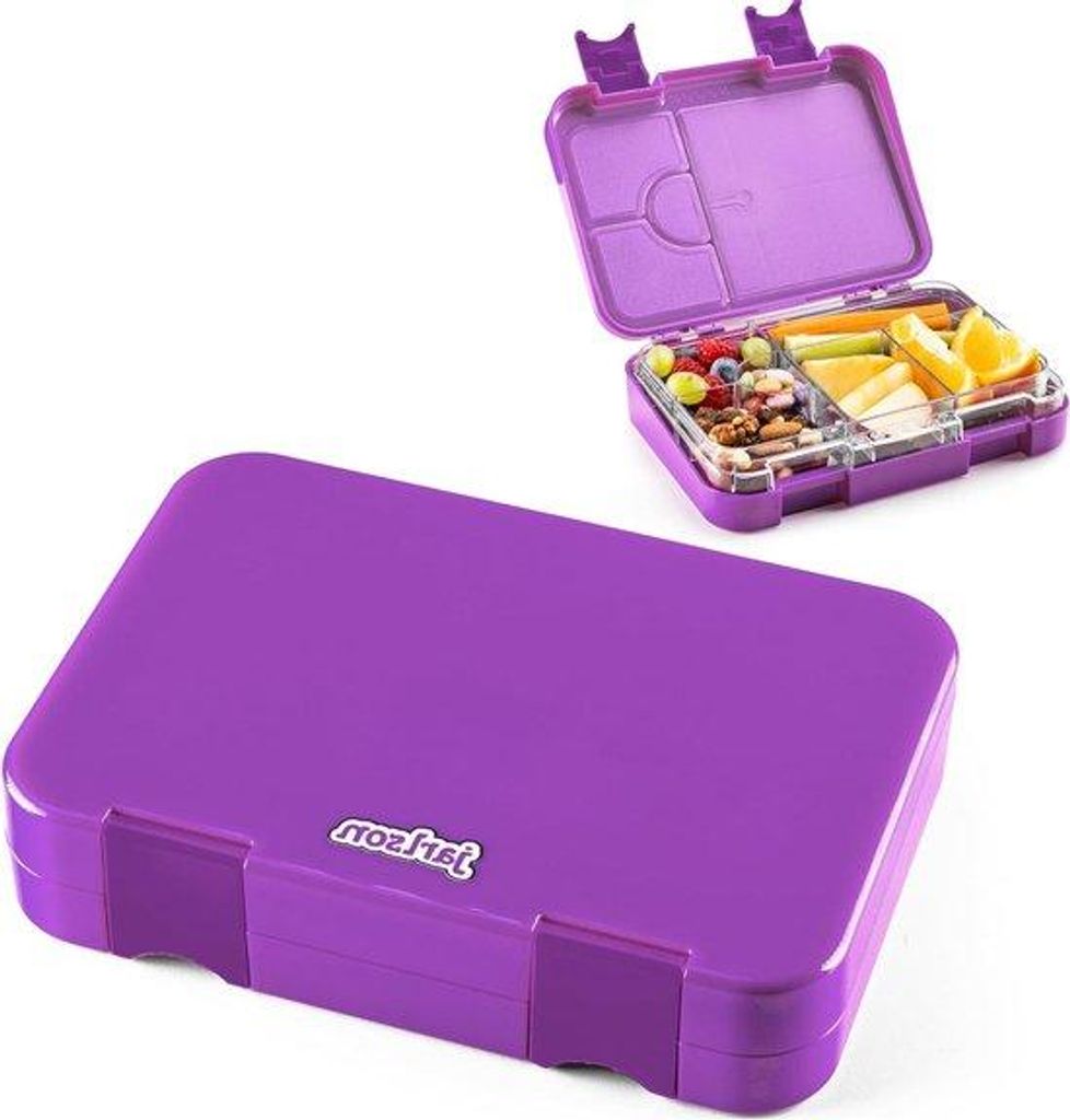 Kunststoff-Snackbox für Kleinkinder, 6-Teiliger Farbiger Behälter
