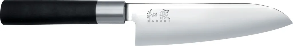 Coltello Kai Wasabi Black 6716S Santoku 16,5 cm - Cucina Giapponese ad Alta Precisione