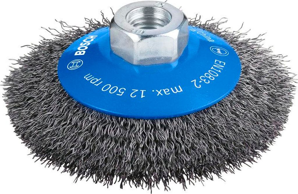 PRO Metal clean Kegelbürste, 100 x 0,3 mm, Gewinde