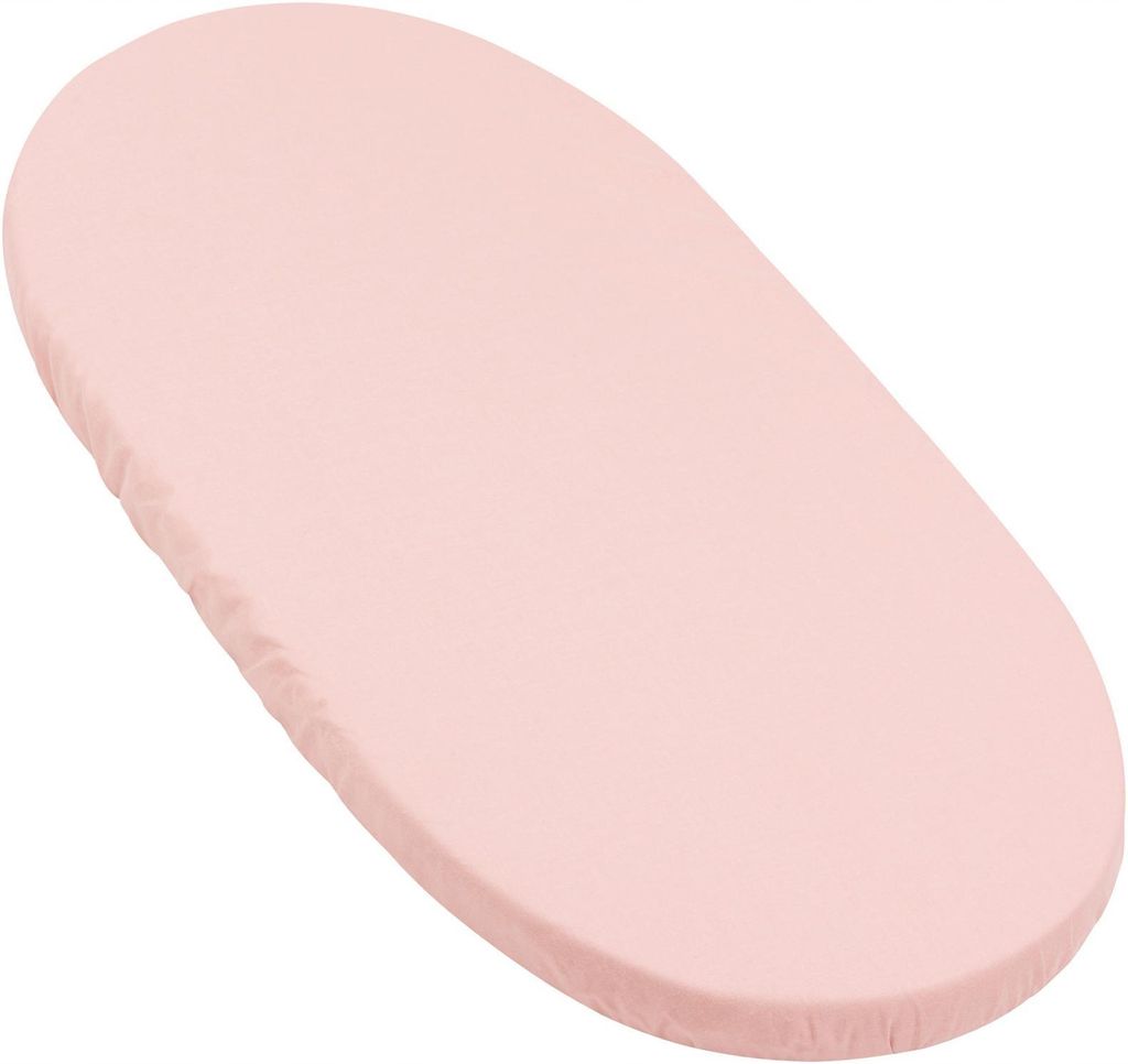 Jukki prostěradlo s gumou 80x40 cm do kočárku – Pastel Pink Obrázek produktu 