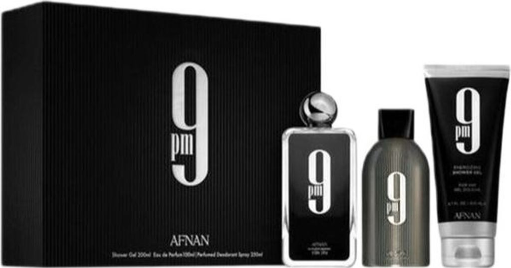 Afnan Afnan 9 pm EDP 100 ml + DEO Spray 150 ml + SG 150 ml Produktbild 