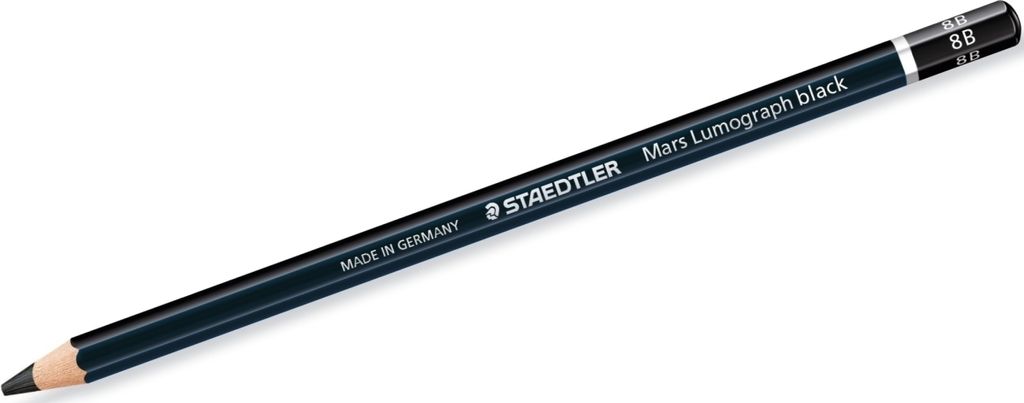 Bleistift Mars Lumograph black 8B Packung mit 12 Stück