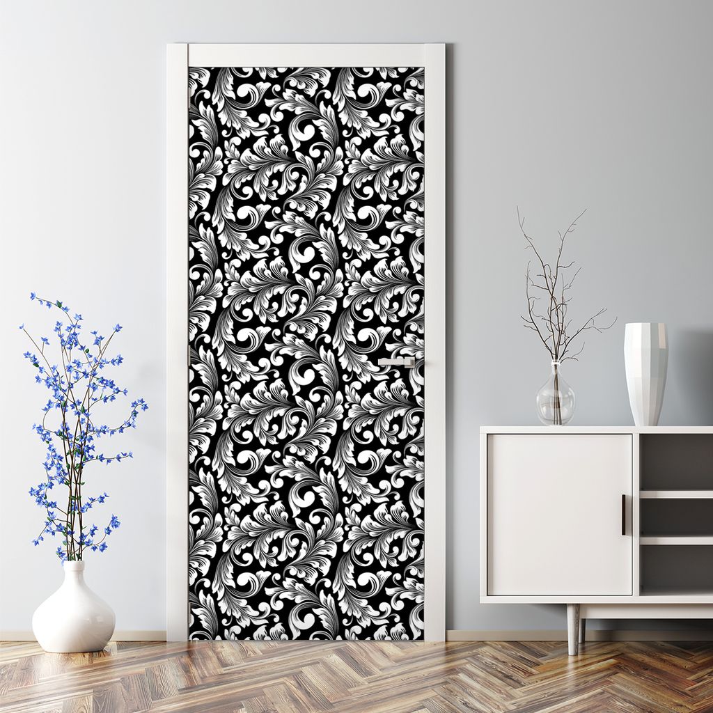 Dekorative Aufkleber selbstklebend Klebefolie Türtato Türposter Klassischer Luxus 85 x 200 cm