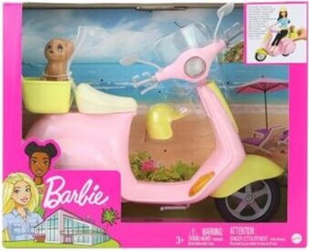 Barbie Skútr FRP56 Obrázek produktu 