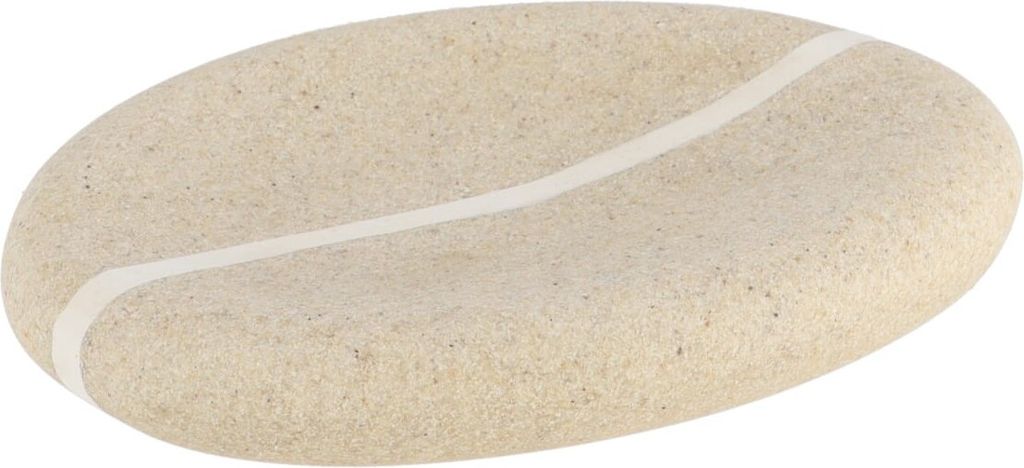 Portasapone Tendance in poliresina beige 11,5x10x2 cm Immagine del prodotto 