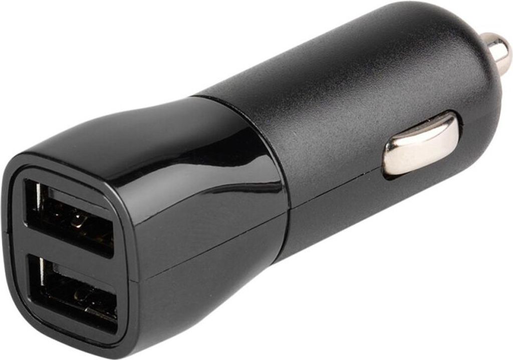 Fast Car Charger, 2 USB Ports, Kfz Schnellladegerät, 17W (62248)