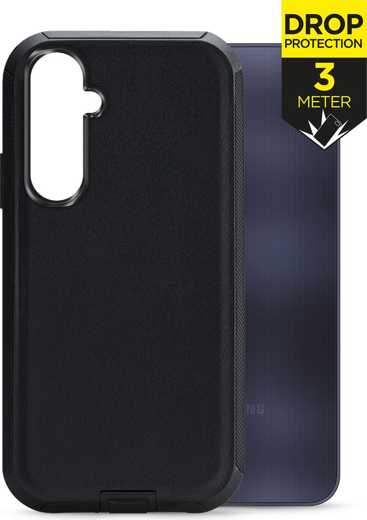 Mobilize Defender Samsung Galaxy S25 Plus Hülle Hardcase Backcover Stoßfest - Schwarz