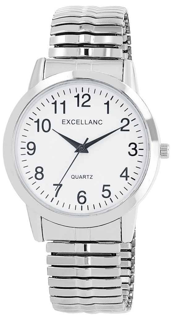 Herrenuhr Edelstahl  silberfarbig, Mineralglas Produktbild 