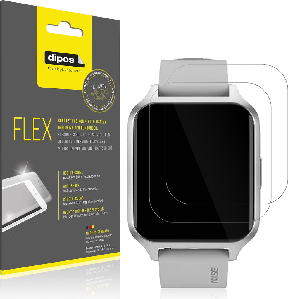 Schutzfolie für Noise Colorfit Brio inkl. Rundung 3D Full Cover Flex Folie