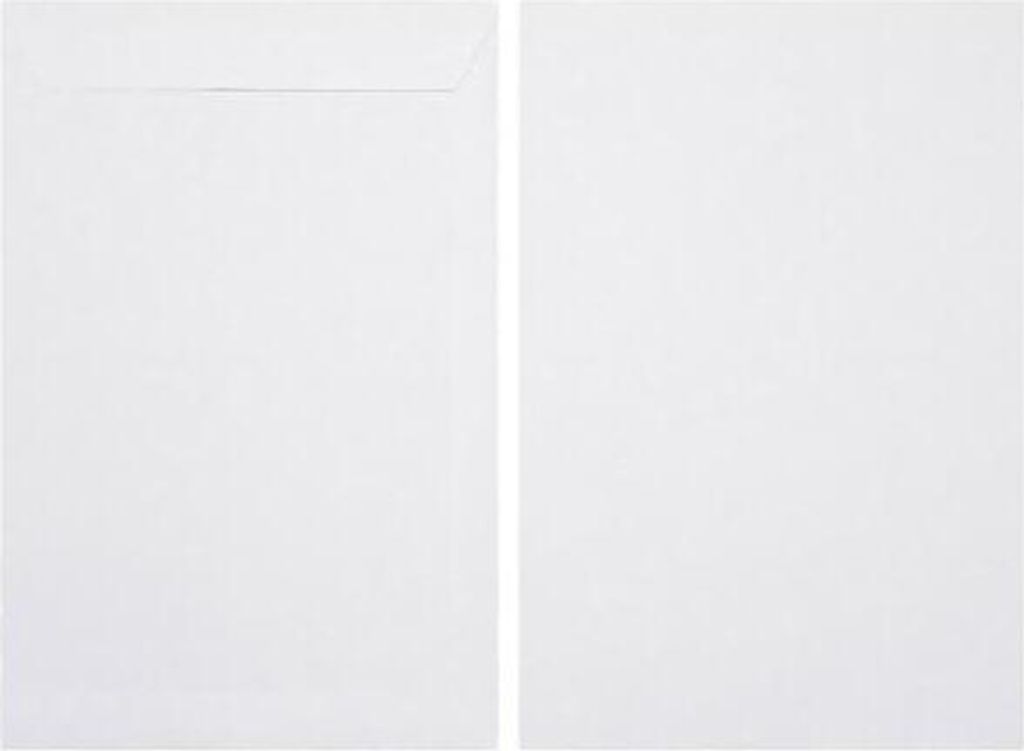 Versandtaschen 254x381mm 120g/qm haftklebend VE=250 Stück weiß