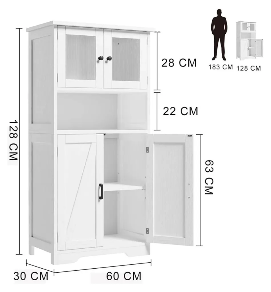 Armoire de rangement compacte blanche : optimisez vos petits espaces - 6