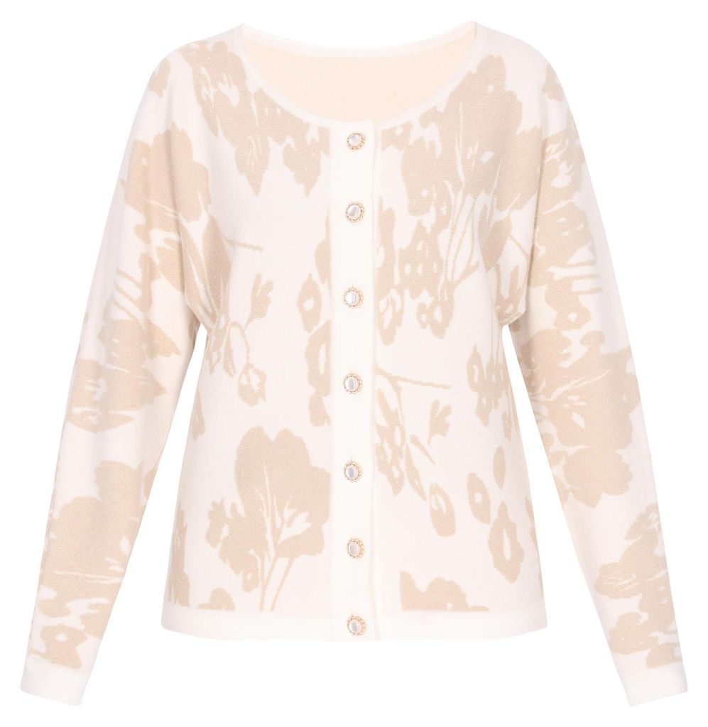 EVERA Damen Cardigan - Offwhite, M/L