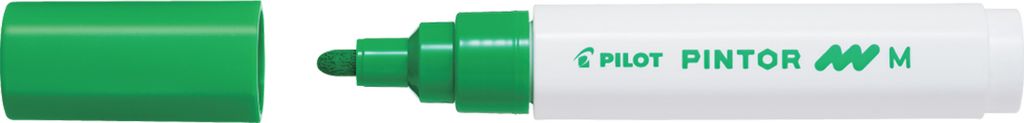 PILOT PINTOR Kreativmarker - Marker-Stift, Fein 1.4mm, Farbe Hellgrün