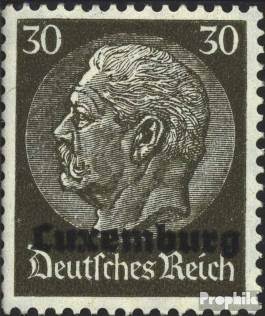 Briefmarken Luxemburg (Dt.Bes.2.WK.) 1940 Mi 11 gestempelt Hindenburg