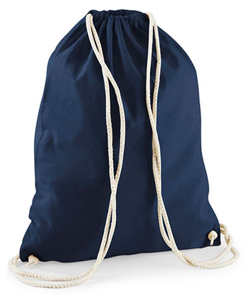 Westford Mill W110 | Baumwoll Gymsac / Turnbeutel | 37 x 46 cm - Farbe: French Navy - Größe: 37 x 46 cm