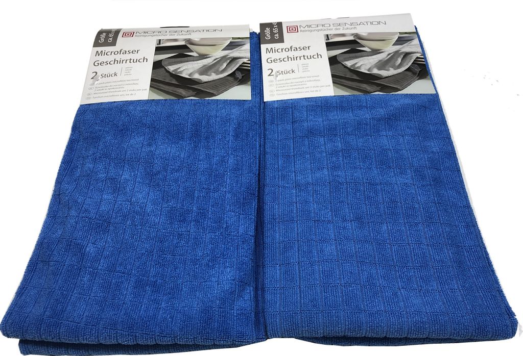 Micro Sensation Microfaser Geschirrtuch Handtuch 65x45cm - Produktbild 