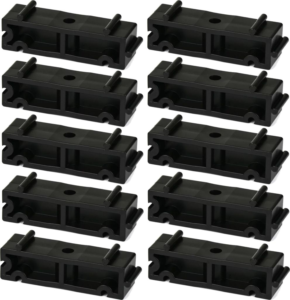 HAF 10x PVC Distanzstück für Rohrschelle 50mm | Abstandshalter für Rohrklemmen | Rohrhalter für PVC Rohr mit 50mm Außendurchmesser und Poolver...