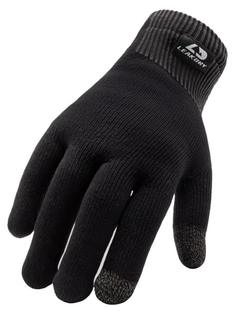 Thermo-Winterhandschuhe Unisex M Schwarz Wasserdicht Wolle Produktbild 